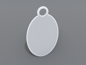 keychain tenge 3D-printmodel