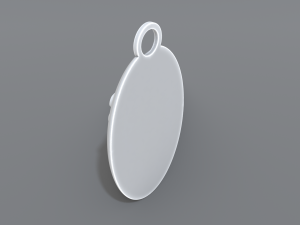 keychain tenge 3D-printmodel