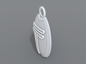 keychain tenge 3D-printmodel