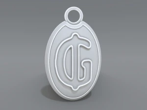 keychain guarani 3D Print Model