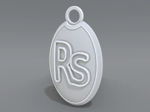 llavero rupia Modelo de impresión 3D