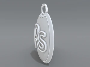 keychain rupee 3D Print Model