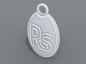 keychain rupee 3D Print Model