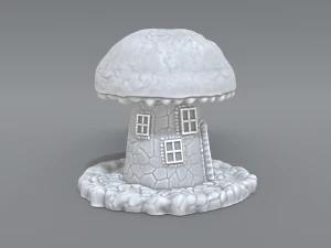 house mushroom 3D Print Model