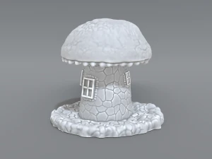 house mushroom 3D Print Model