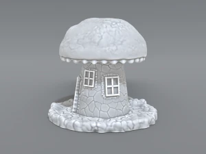 house mushroom 3D Print Model