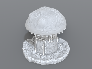 house mushroom Modèles 3D en vedette