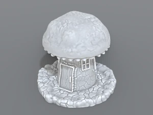 house mushroom 3D Print Model