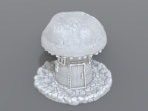 house mushroom Modèles 3D en vedette