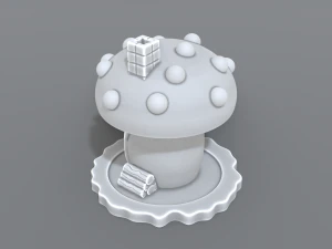 house mushroom 3D Print Model