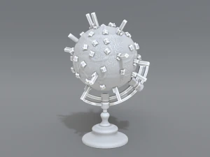 cartoon earth 3D Print Model