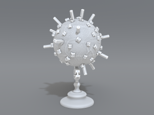 cartoon earth 3D Druckmodell