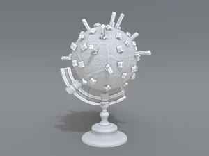 cartoon earth 3D Print Model