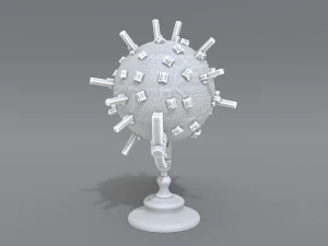cartoon earth 3D Print Model