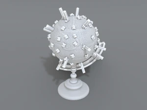 cartoon earth 3D Print Model