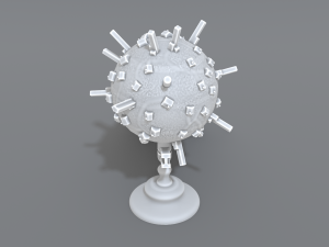 cartoon earth 3D Druckmodell