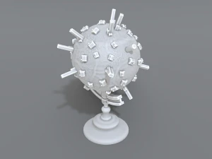 cartoon earth 3D Print Model