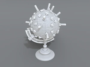 cartoon earth 3D Print Model