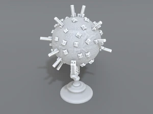 cartoon earth 3D Print Model