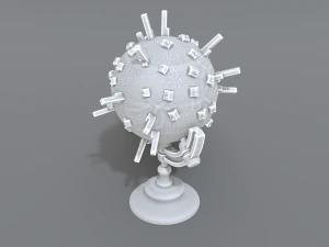 cartoon earth 3D Print Model