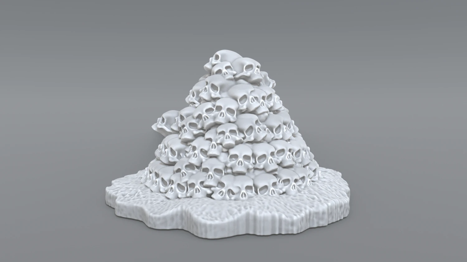 bunch skulls 3D Print Model .c4d .max .obj .3ds .fbx .stl .blend 