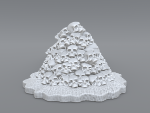 bunch skulls 3D Baskı Modeli