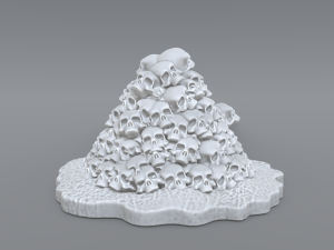 bunch skulls 3D Baskı Modeli