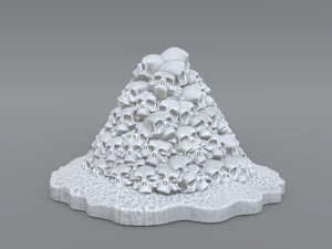 bunch skulls 3D Print Model