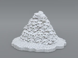 bunch skulls 3D Print Model