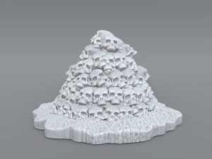 bunch skulls 3D Print Model
