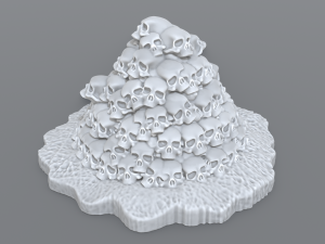 bunch skulls 3D Baskı Modeli