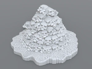 bunch skulls 3D Print Model
