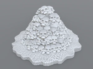 bunch skulls 3D Print Model