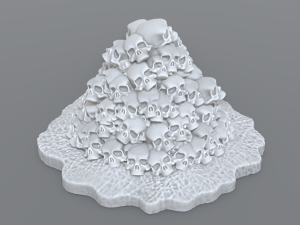 bunch skulls 3D Baskı Modeli