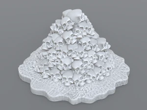 bunch skulls 3D Print Model
