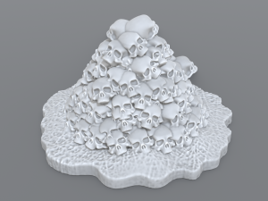 bunch skulls 3D Baskı Modeli