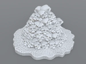 bunch skulls 3D Print Model