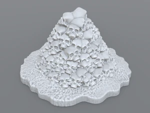 bunch skulls 3D Print Model