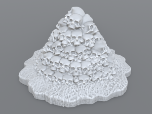 bunch skulls 3D Baskı Modeli