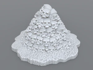 bunch skulls 3D Print Model