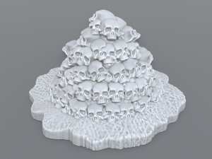 bunch skulls 3D Baskı Modeli