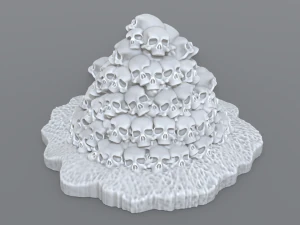 bunch skulls 3D Print Model