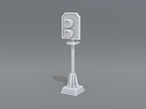 railway signal 3D Print Model