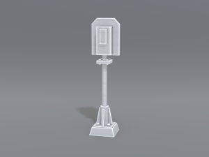 railway signal 3D Принт Модель