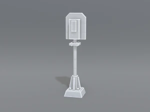 railway signal 3D Print Model