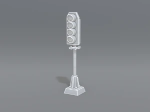 se&ntilde;al ferroviaria Modelo de impresión 3D