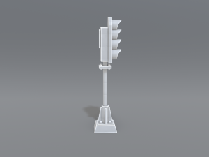 railway signal 3D-printmodel