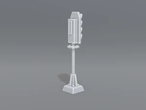 railway signal 3D Print Model