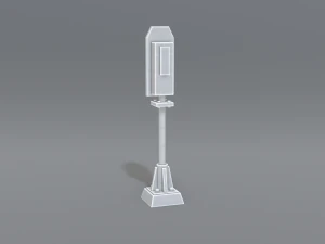 railway signal 3D Print Model