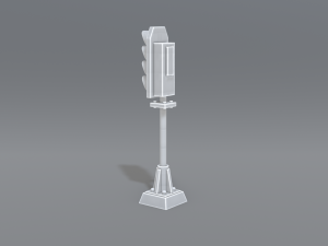 railway signal 3D-printmodel